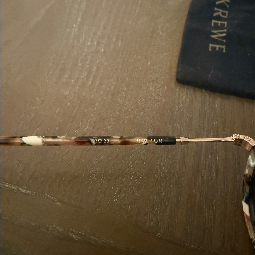KREWE Breton Sunglasses with Gold Detail - Picture 5 of 6